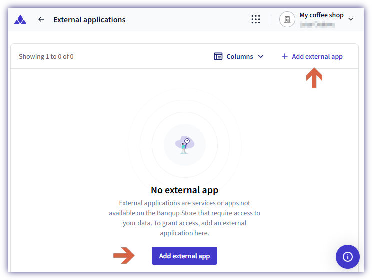 Add external app